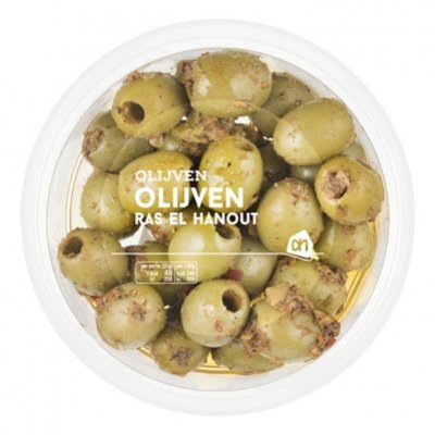 Huismerk Olijven ras el hanout